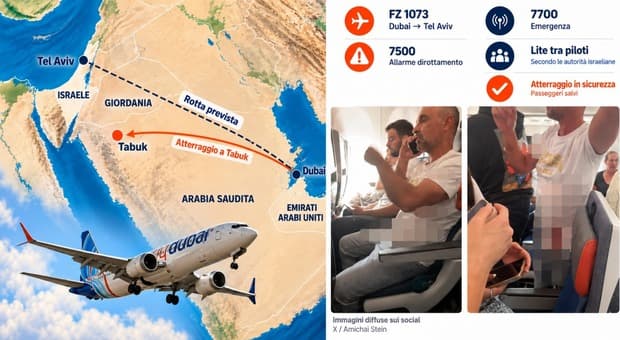  Coltellate tra piloti sul volo Dubai-Tel Aviv, Israele evoca l'11 settembre. Katz: attacco jihadista. Netanyahu: «Voleva far schiantare l'aereo» 