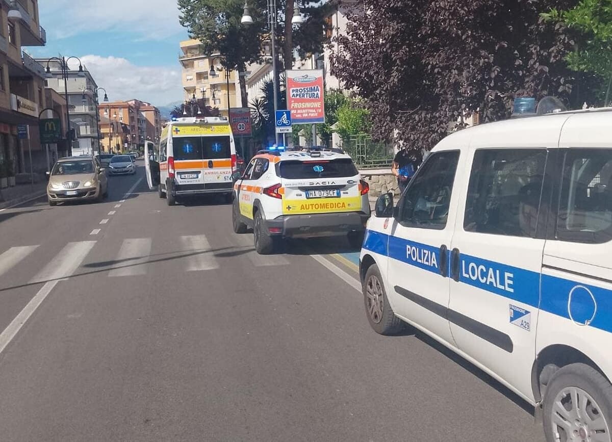Frosinone, pedone investito in via Marittima: paura nel pomeriggio