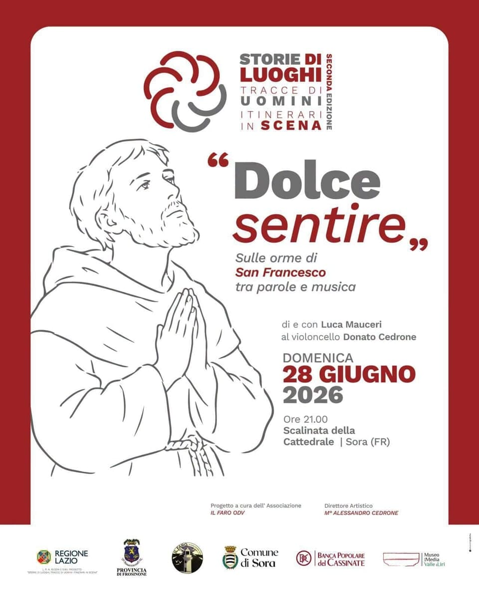 Sora, “Dolce sentire. Sulle orme di San Francesco tra parole e musica