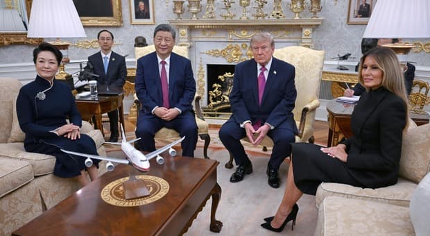  Trump riceve Xi alla Casa Bianca: «Dobbiamo coesistere in pace». E su Taiwan monito di Pechino 