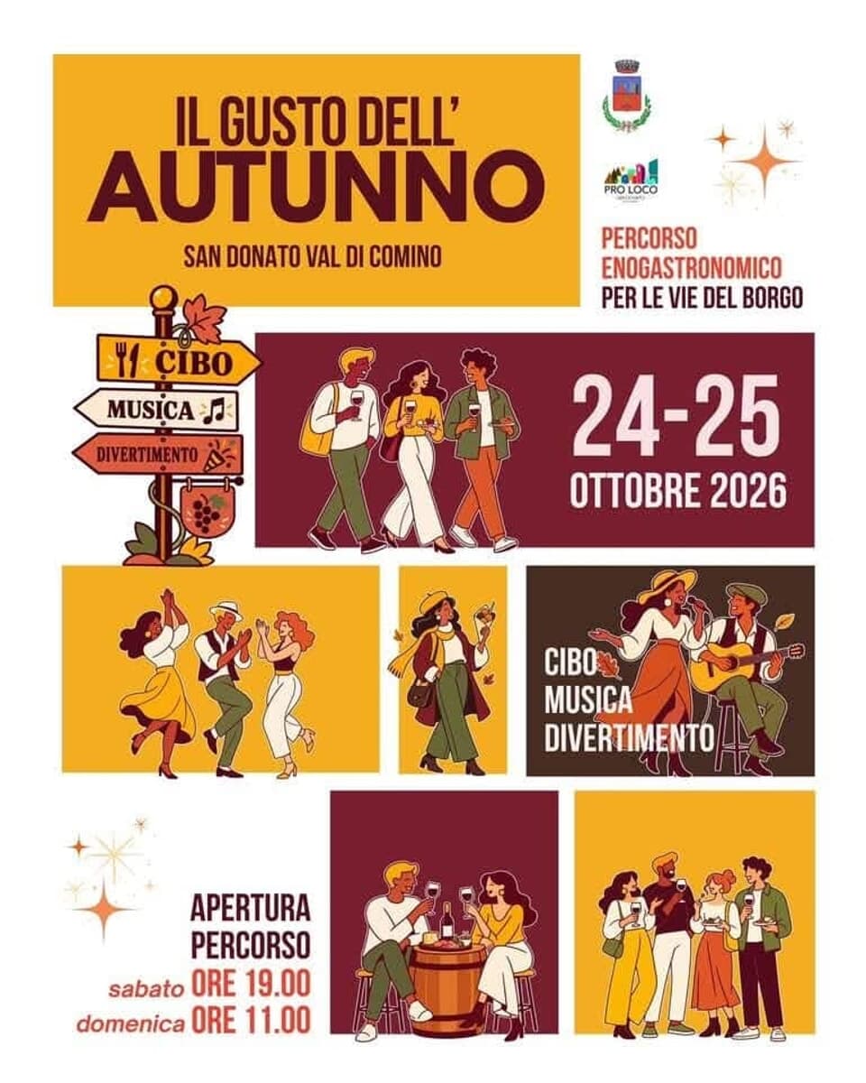 San Donato Val di Comino, “Il Gusto dell’Autunno 2026”