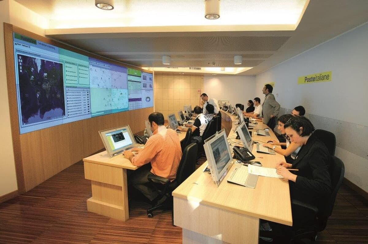 Poste italiane, dalla control room di Roma controllo anticrimine in tempo reale di tutti gli uffici postali della provincia di Frosinone