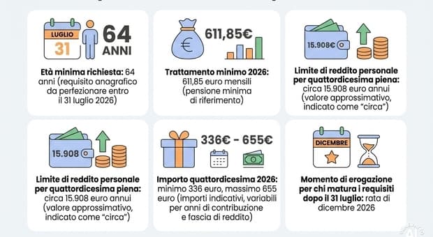 Pensioni, cedolino di luglio è il più pesante con la quattordicesima e i rimborsi: quando arriva e gli importi 