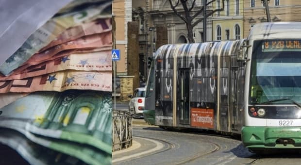  Roma, sparisce una busta con 2.500 euro in contanti mentre è sul tram: «Mi servivano per pagare la caparra» 