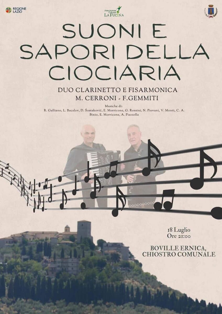 Boville Ernica, sapori e suoni della Ciociaria