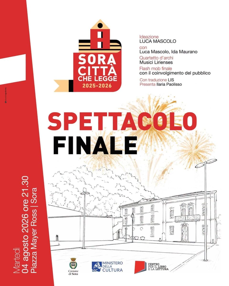 “Sora Città che Legge 2025-2026"-spettacolo finale