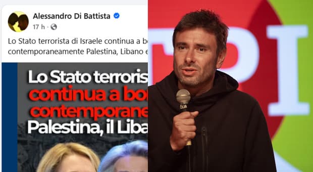  Alessandro Di Battista, nella notte gli ultimi post prima del malore: «Lo Stato terrorista di Israele continua a bombardare». La story su Gaza alle 2 