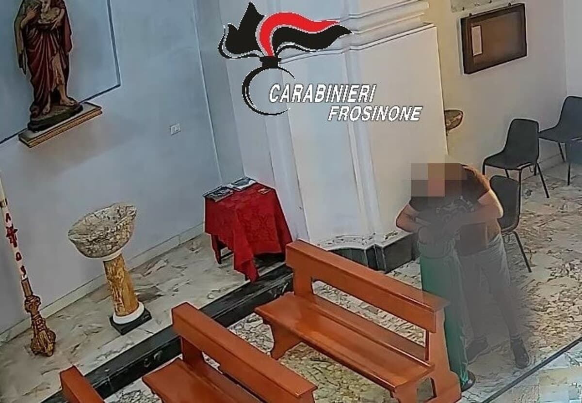 Pontecorvo, soldi rubati in chiesa: i Carabinieri individuano il presunto autore