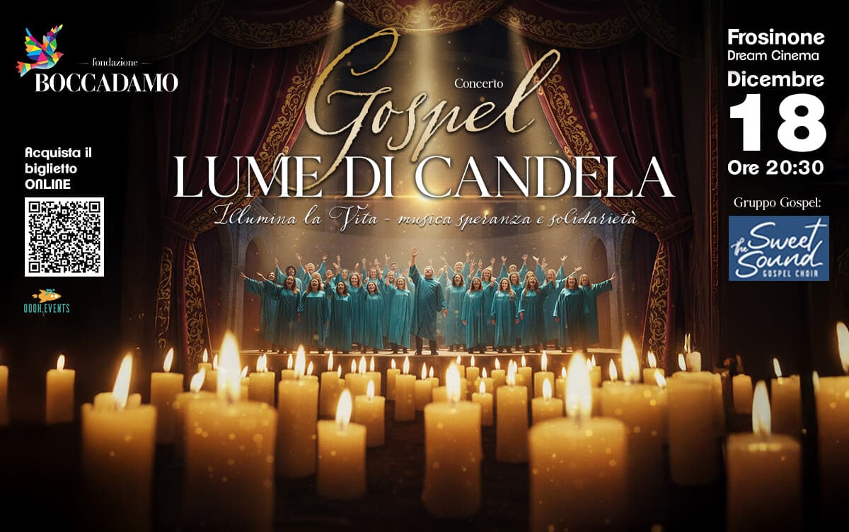 Frosinone, Concerto di Natale “Candlelight Gospel”