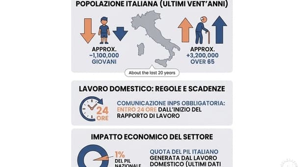  Colf e badanti, la metà è in nero: i rischi per lavoratori e famiglie (e come mettersi in regola) 