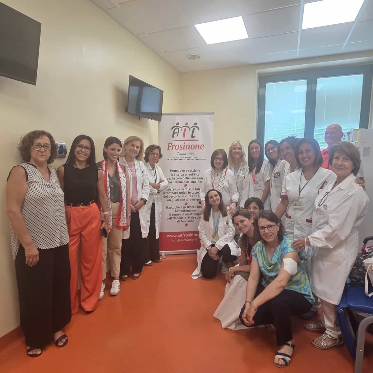 Ematologia Asl Frosinone, l’AIL dona nuove attrezzature per migliorare l’assistenza ai pazienti